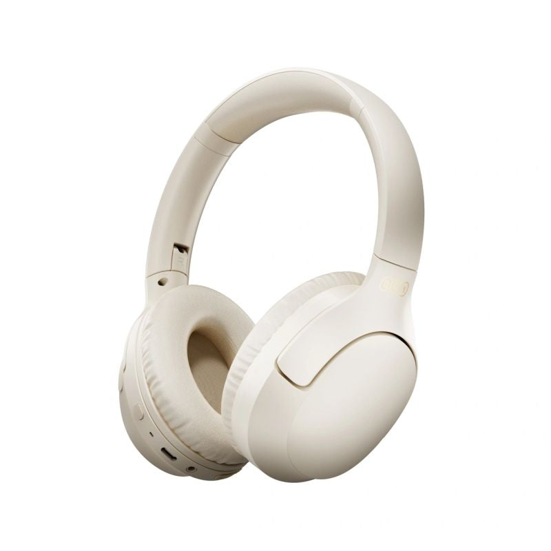 head QCY H2 Pro ENC Bluetooth 5.3 Over-Ear Headphones - White fehér headsets
