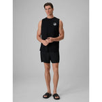 4F Men's relaxed sleeveless T-shirt with print póló
