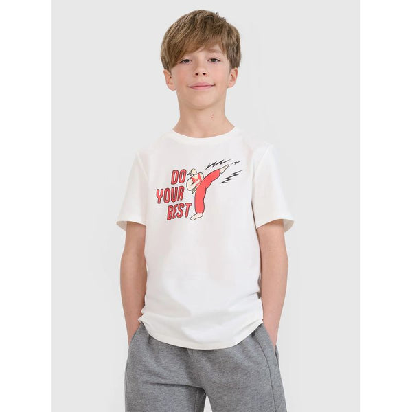 4f Boy's regular printed T-shirt 4FJRSS25TTSHM2643-11S General