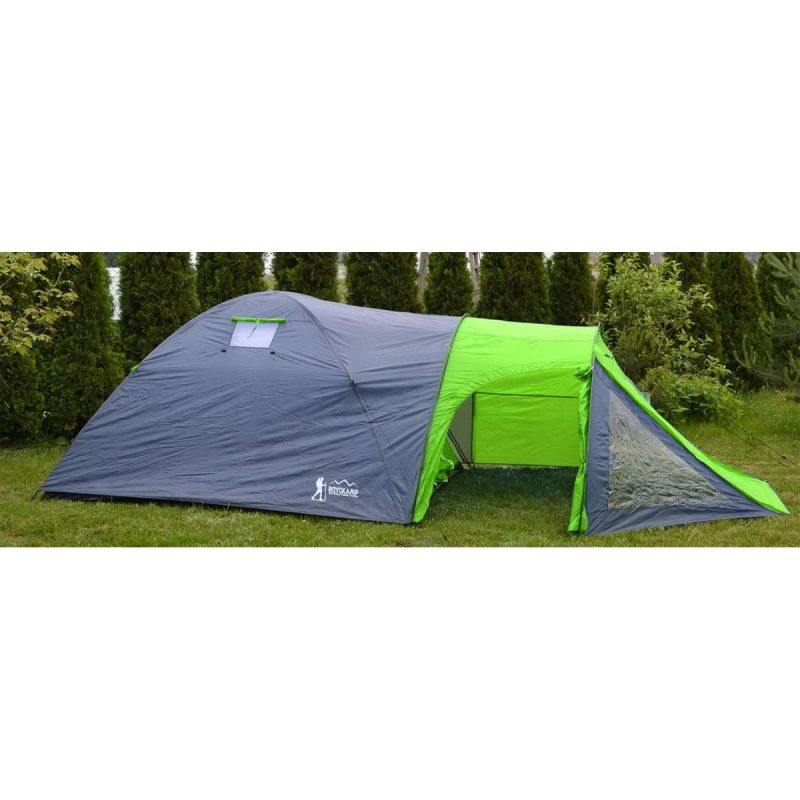 Enero 4-Person Cool Black-Green Camp Tent zöld tents, tourist equipment