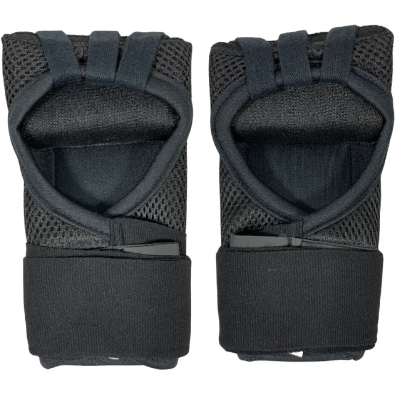 MASTERS FIGHT EQUIPMENT MASTERS BBŻ-GRIP gel boxing bandages black s/m edzőfelszerelés 03558-SM
