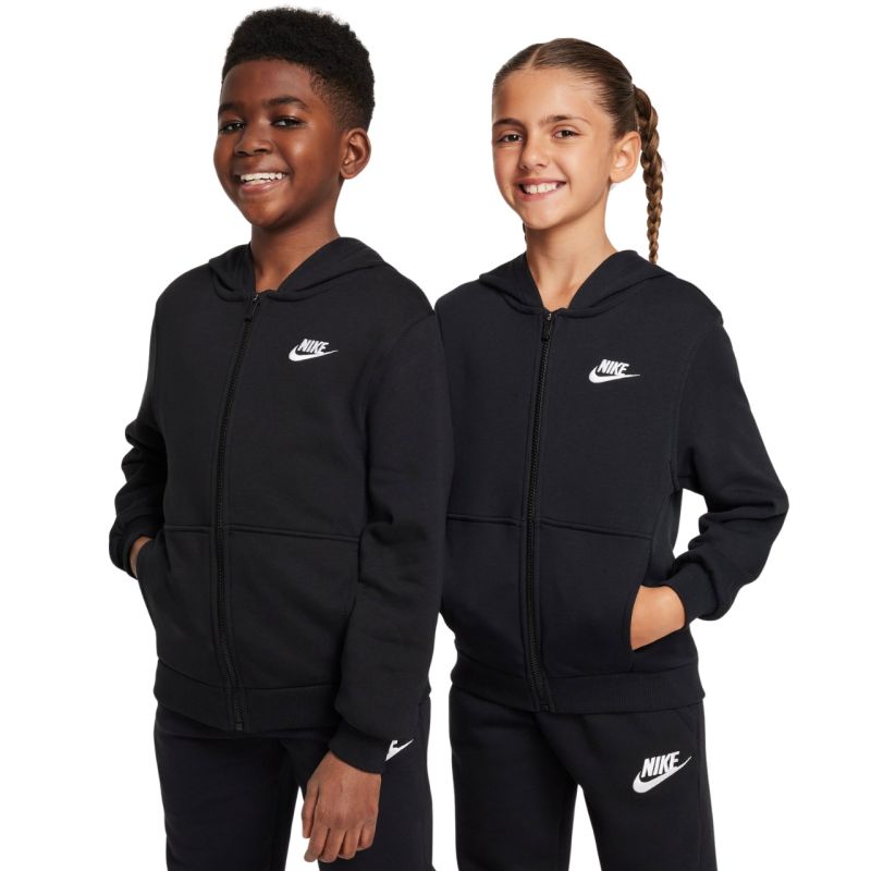 Nike Club Fleece Kids' Sweatshirt fekete pulóver FD3017010