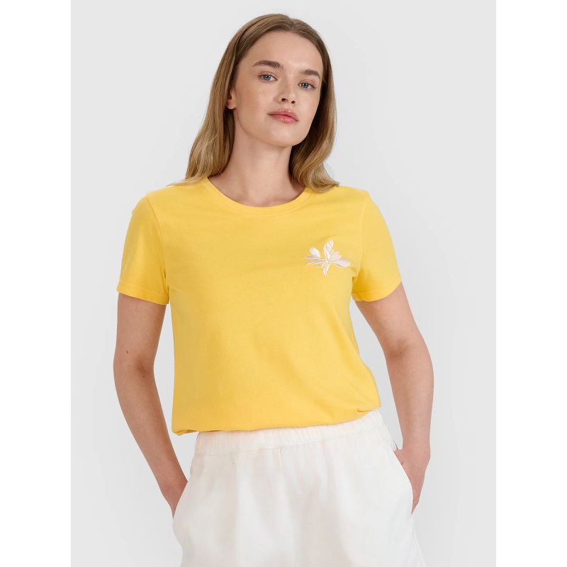 4f Women's regular printed T-shirt 4FRSS25TTSHF2693-71S General