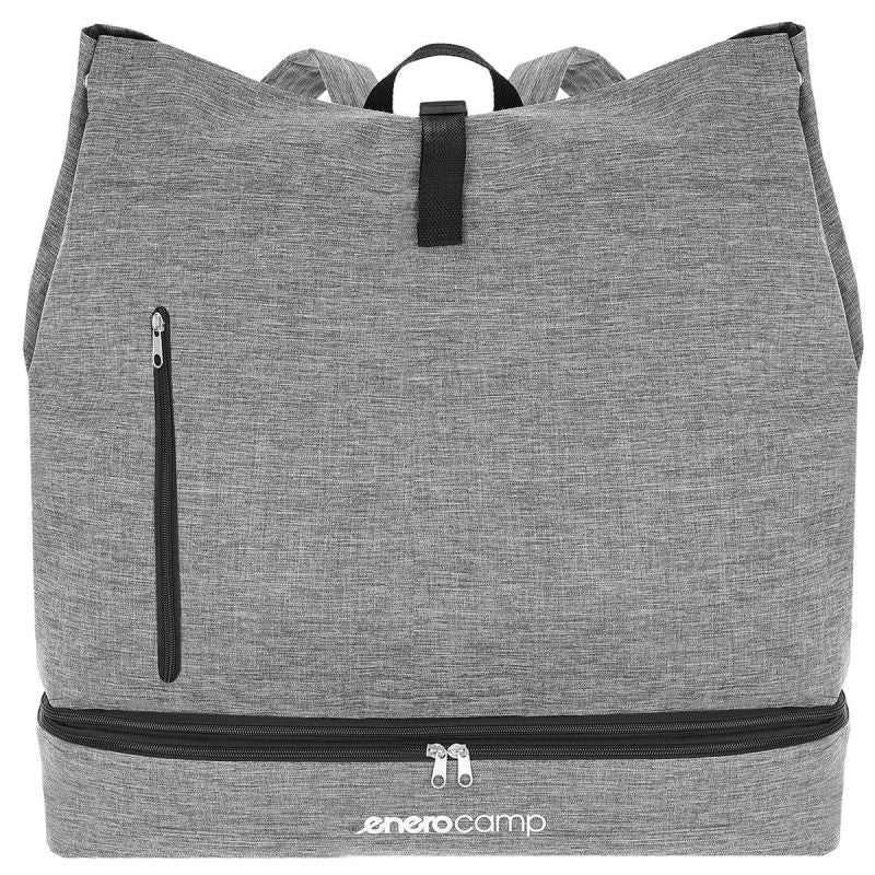 Enero Camp Grey Backpack With Thermal Insulation Compartment szürke hátizsák