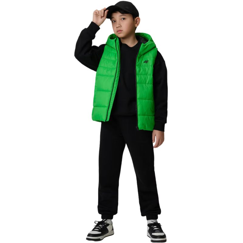 Boy's vest 4F M313 4FJWSS26TVJAM313 41S zöld clothing
