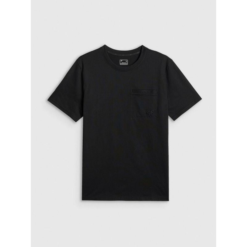 4F Men's regular plain T-shirt póló