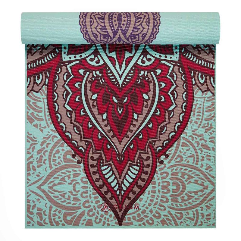 Gaiam Ara Rouge Double-Sided Yoga Mat 6 mm 63368 Edzőfelszerelés
