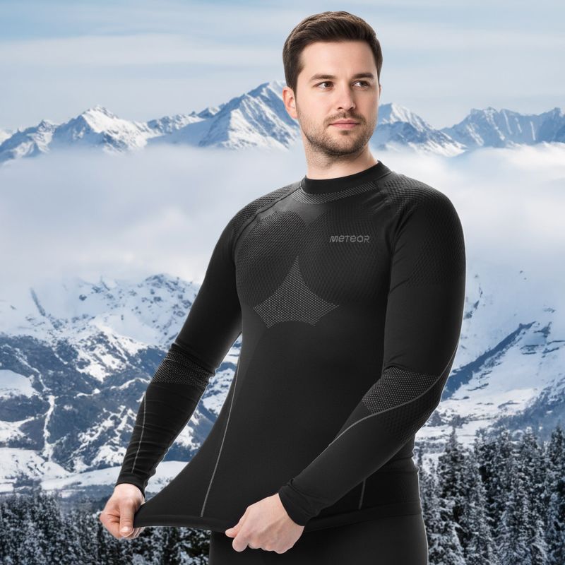 Meteor thermal underwear M/LM fekete férfi termoaktív ruha 16687