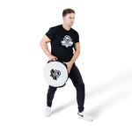 DBX Bushido Round and lightweight training shield | TO-White czarna training equipment, shields
