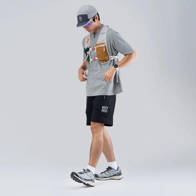 Rockbros with belt size XXXL - black czarny \ xxxl short