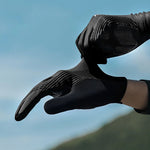 Rockbros cycling gloves spring/summer/autumn, full, size: XL - black czarny \ xl kesztyű