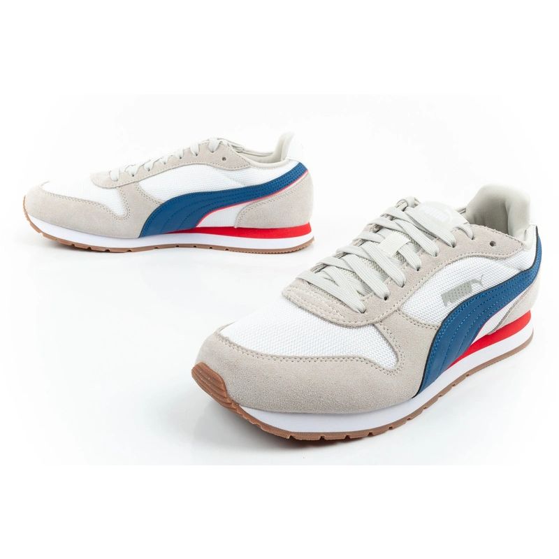 Puma sports men's sneakers ST Miler fashionable comfortable light gray fehér utcai cipő