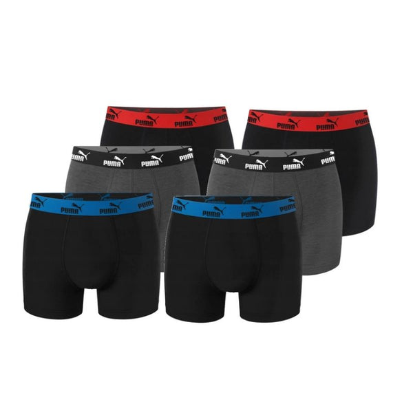 Puma Boxershorts 6-pack M 1000035474468010 alsónemű