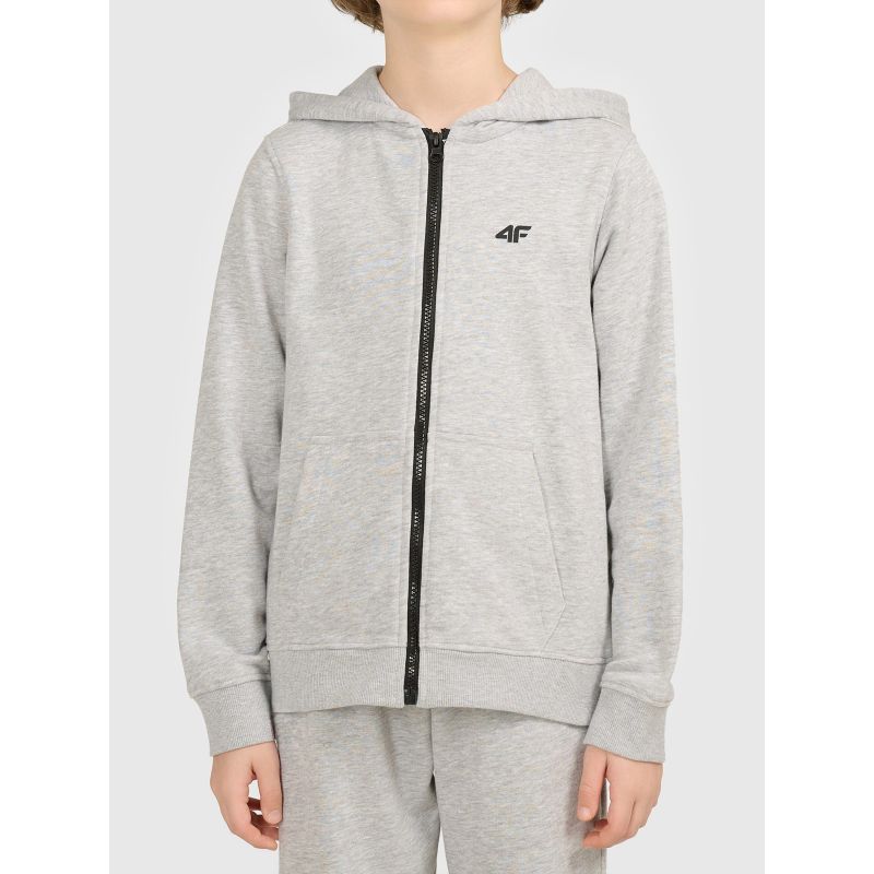 4F Boy's zip-up hoodie gyerek kapucnis pulóver 4FJWMM00TSWSM2754-27M