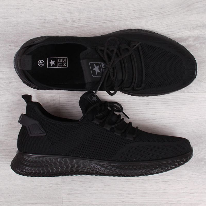 Inny NEWS M EVE266A black textile sports Utcai cipő