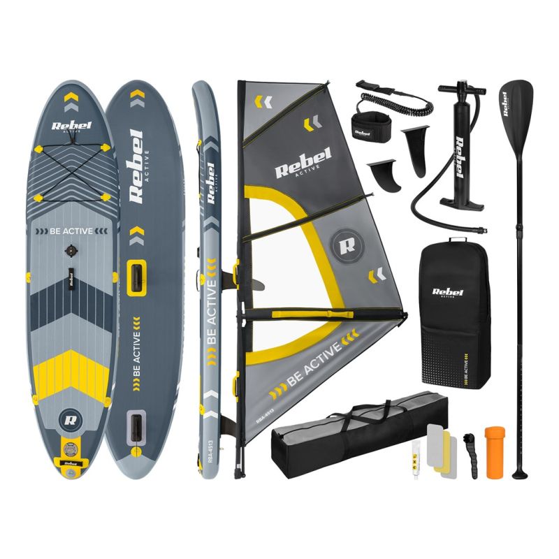 Rebel ACTIVE SUP board, windsurfing, inflatable, set, készlet RBA-4513