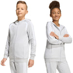 adidas Tiro 26 League Sweat Full Zip Hoodie for Kids KF3323 szürke kapucnis pulóver
