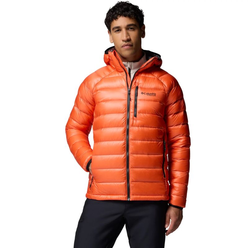 Columbia Arctic Crest Down Hooded Jacket 2088774864 Orange L Ruházat