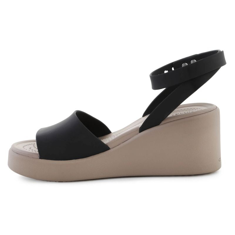 Crocs Brooklyn Ankle Strap Wedge W 209406-07H sandals Cipő