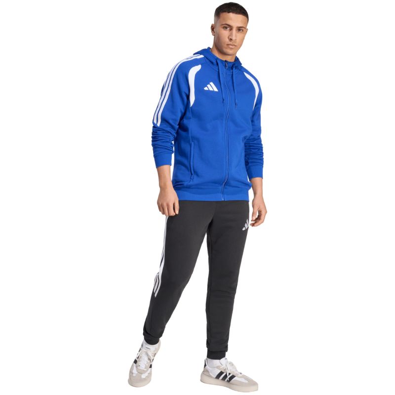 Men's adidas Tiro 26 League Sweat Full Zip Hoodie KF9105 kék kapucnis pulóver