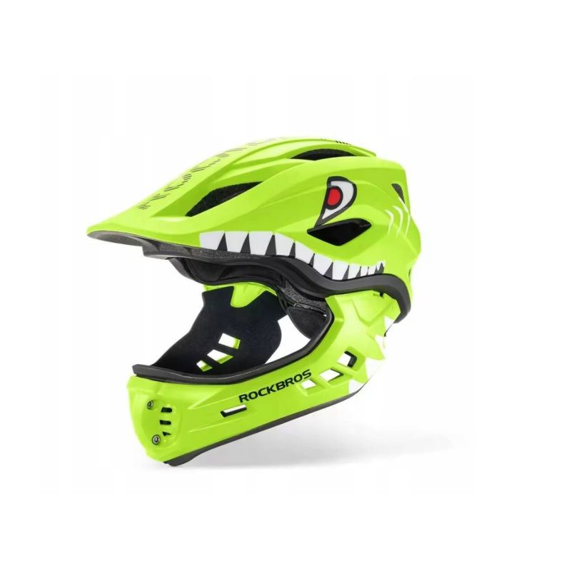 Rockbros Green Kids’ Bicycle Helmet M 53–58 cm zöld sisak SITT-32004