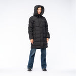 Iguana Quilted Winter Coat Manka W fekete kötött sapka 92800621825