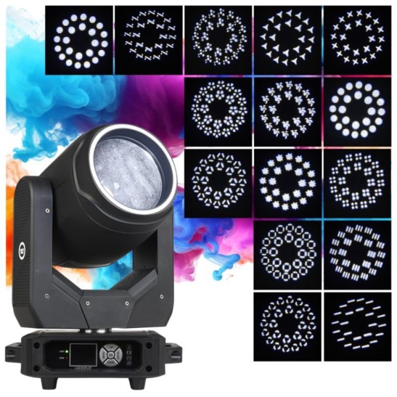 FOCUS 200W BEAM RING LED moving head