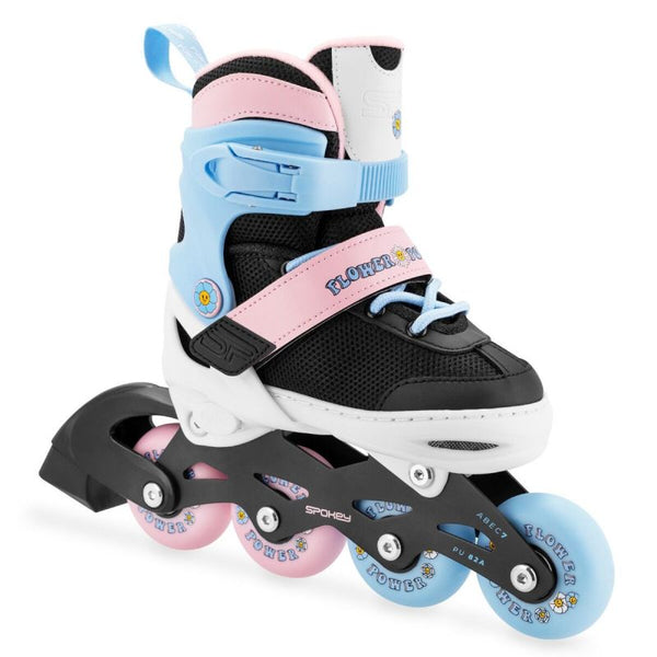 Spokey Joy Jr Roller Skates SPK-942278 size 27-30 GN/BL Szabadidő kiegészítő
