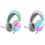 Defender Eclipse RGB Headphones with Microphone White