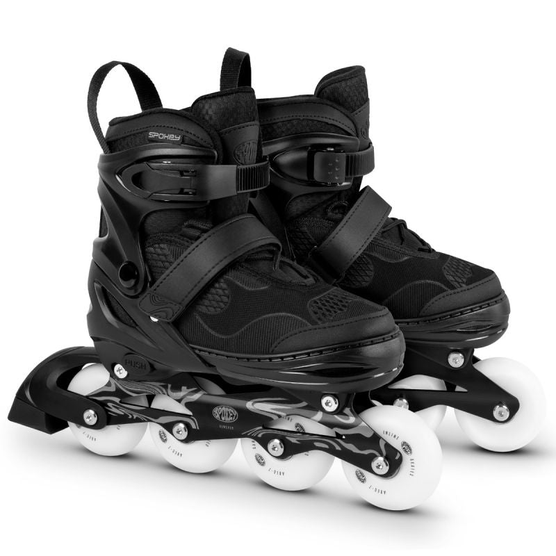 Spokey FIREFLY Inline Skates 35–38 BK/WH sípcsontvédő SPK-946367