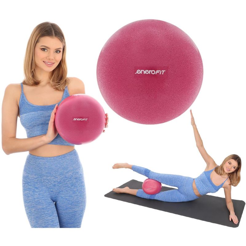 Enero Fitness Pilates 25cm Pink Fit rózsaszín labda