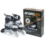 Enero Pro Roller Skates-Roller Skates-Ice Skating 4in1 Led 26-29 Gray szürke skates, roller skates