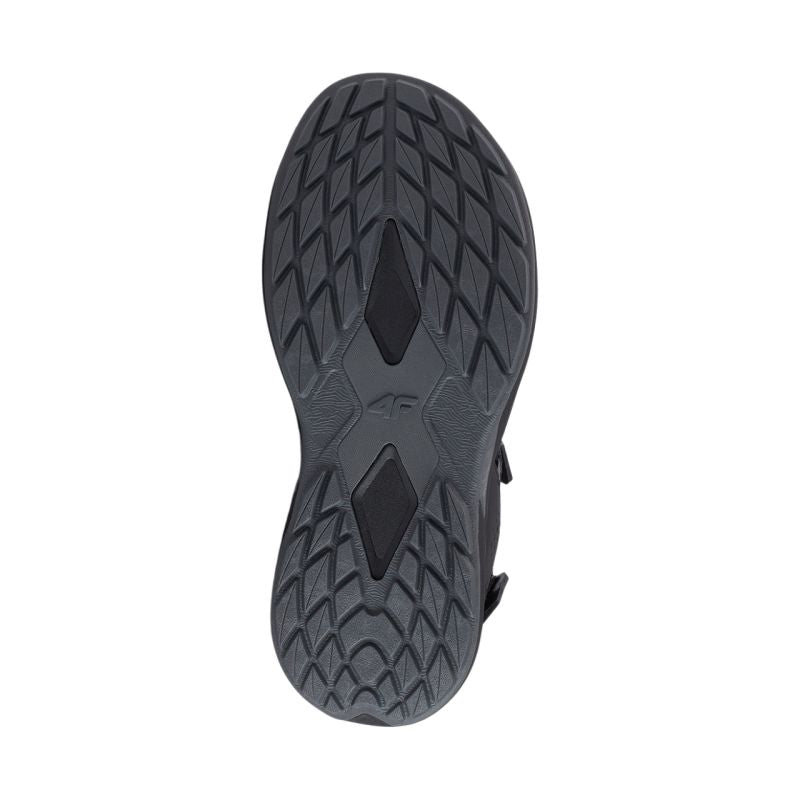 4F Men's sandals M1118 black 21S fekete cipő 4FWSS26FSANM11821S