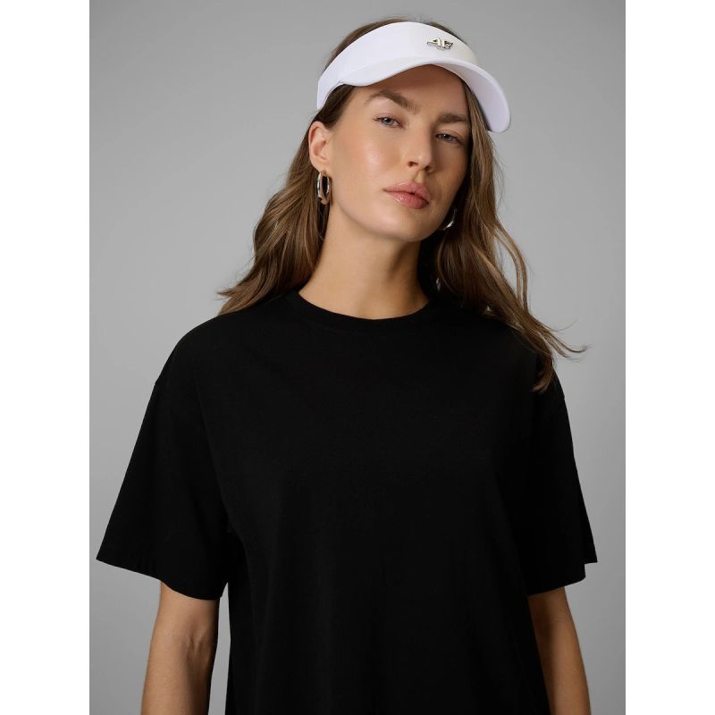 4F Women's loose plain T-shirt póló