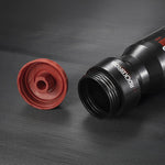 Rockbros 750 ml Bike Bottle - Transparent Black with Red Mouthpiece przezroczysty || czerwony water bottles, training equipment