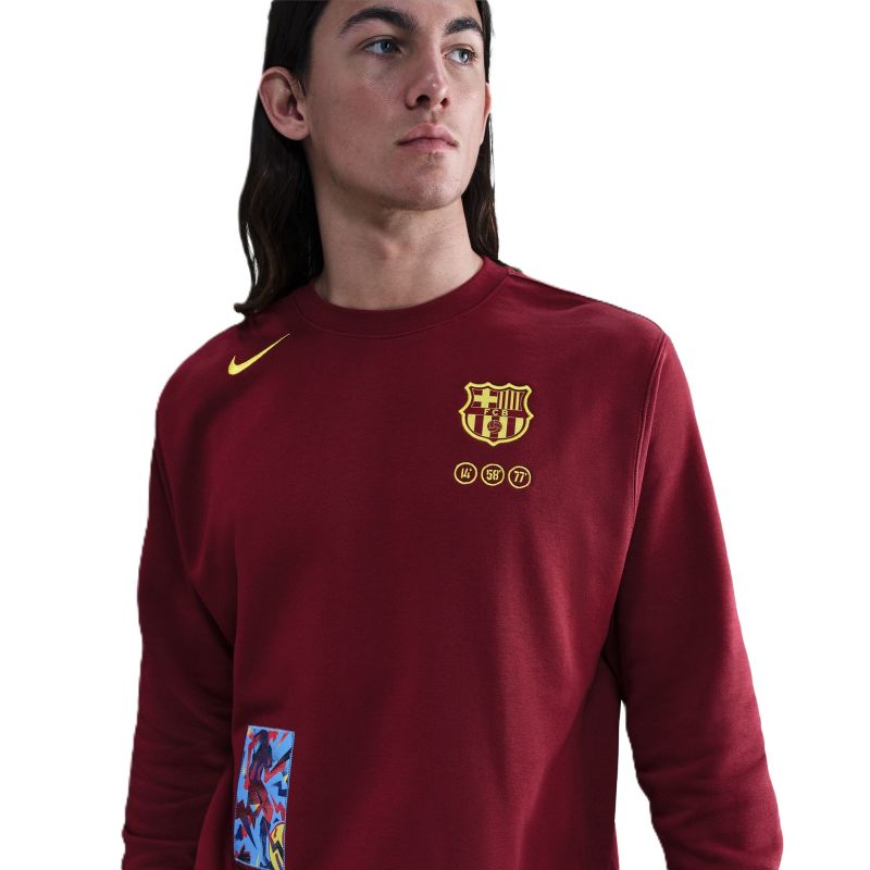 Nike FC Barcelona Club Crew sweatshirt FZ1259-677 s (173cm) pulóver