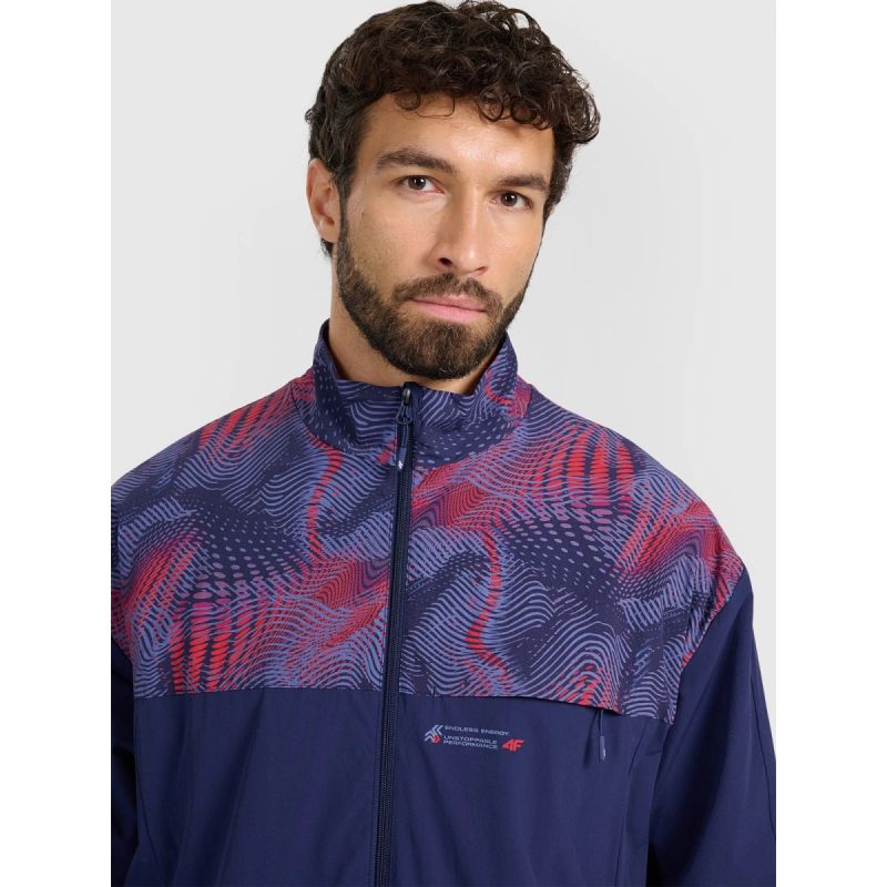 Men's sweatshirt without hood 4F 4FRAW25TSWSM2483-31S pulóver