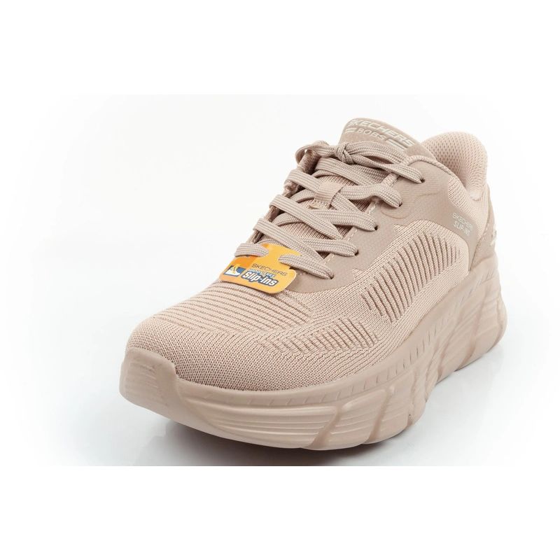Skechers women's sports Bobs B Flex SLIP-INS beige comfortable bézs utcai cipő