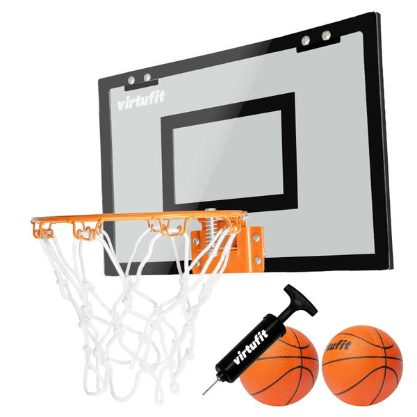 Virtufit Pro Mini Basketball Backboard With 2 Balls And Pump - Black General