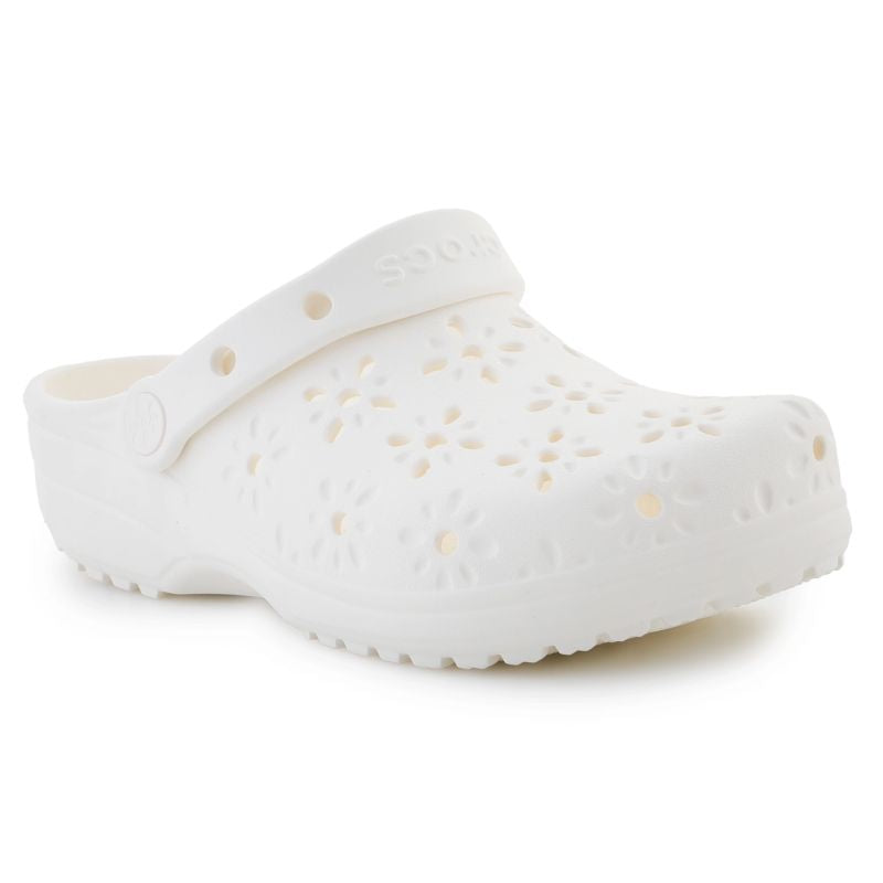 Crocs Classic Floral Cut Out Clog Chalk eu 39/40 kiegészítő 210927-0WV