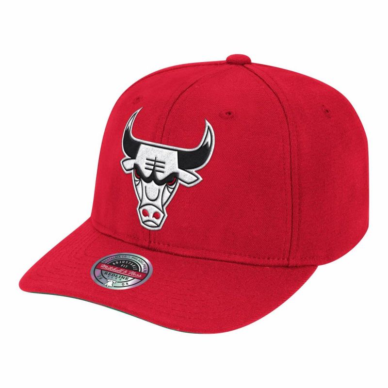 Mitchell & Ness NBA Chicago Bulls Team Ground Stretch Cap - 6HSSMM19357-CBURED1 uniwersalny baseball sapka