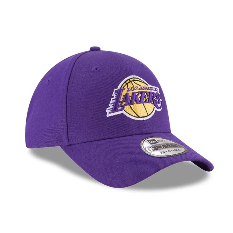 New Era 9FORTY Youth LA Los Angeles Lakers The League Purple Cap - child baseball sapka
