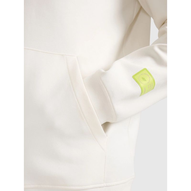 4f Men's sweatshirt with hood, open, 4FRAW25TSWSM2458-11S General