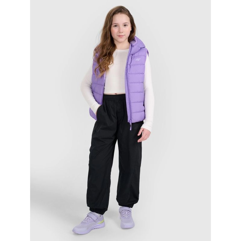 4f Girls' down vest with synthetic filling 4FJRAW25TVJAF322-51S Kiegészítő