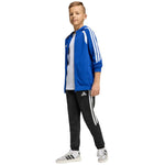 adidas Tiro 26 League Sweat Full Zip Hoodie for Kids Blue KF9102 104cm kapucnis pulóver