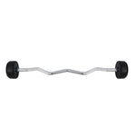 HMS Rubber-coated barbell/curl bar GSL-50 50 kg súlyzó 17-58-020
