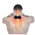 DBX Bushido Lacrosse Double Duoball Massage fekete labda