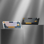 Machenike K600-B82W Wireless Mechanical Backlit Gaming Keyboard GR Silver Switch - Black szürke keyboards