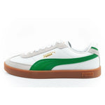 Puma Club II Era men's sports sneakers leather white gray zöld utcai cipő