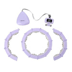 HMS Hula hoop HHM14 with magnets, weight and counter purple lila edzéssegítő 17-44-579
